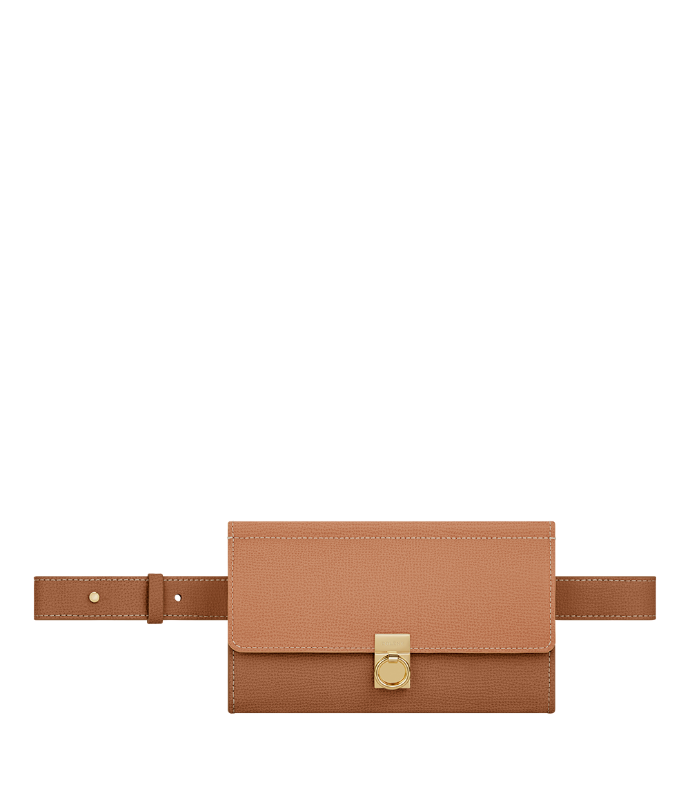 Portefeuille Numéro Sept ceinture - Duo Camel